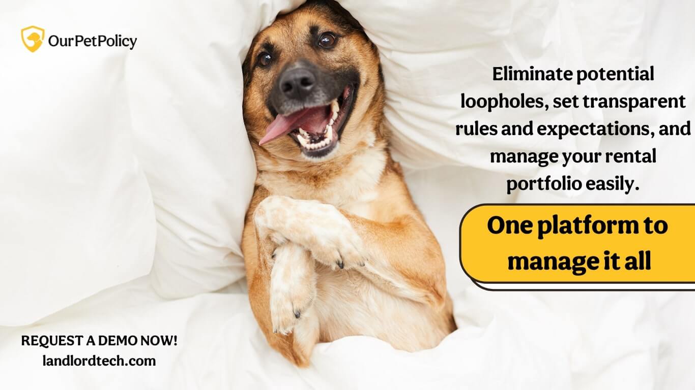 Pet management software for rental properties