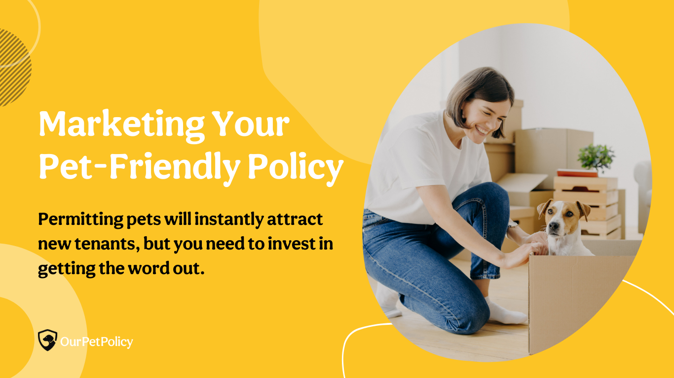 Promote your pet-friendly policy and attract more tenants