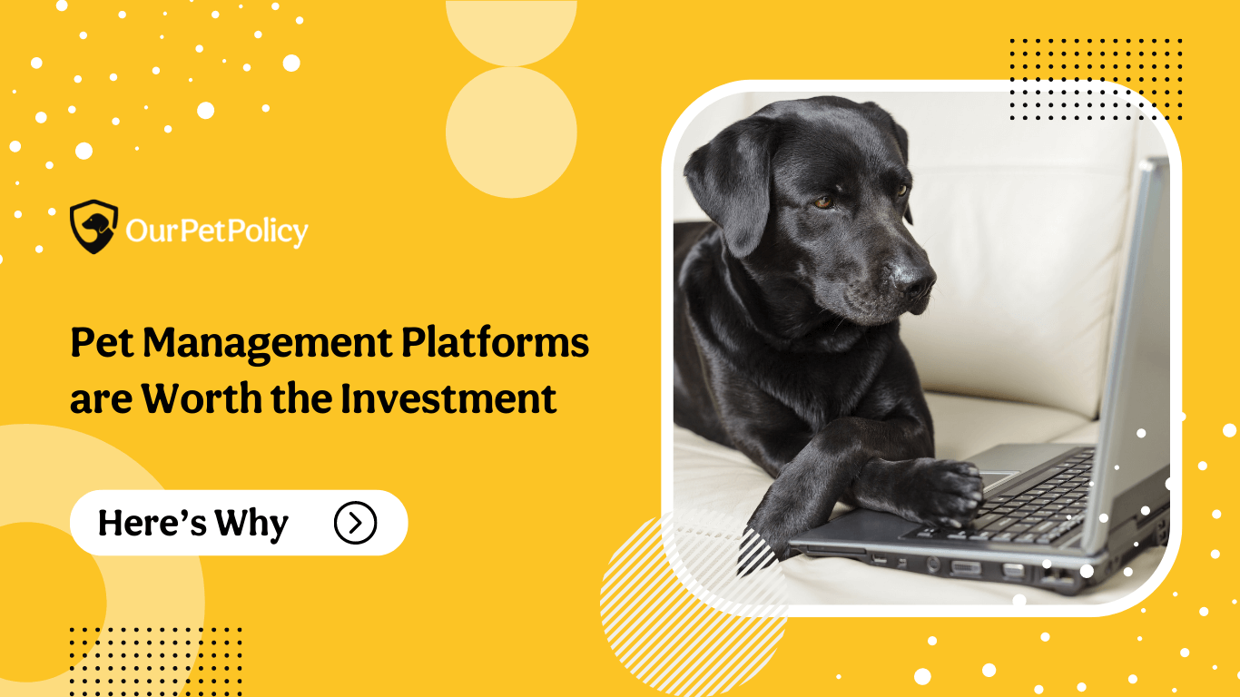 Pet management platform for rental properties