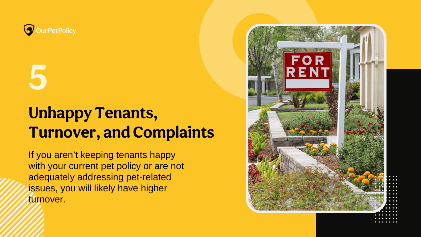 Increase turnover rates and complaints