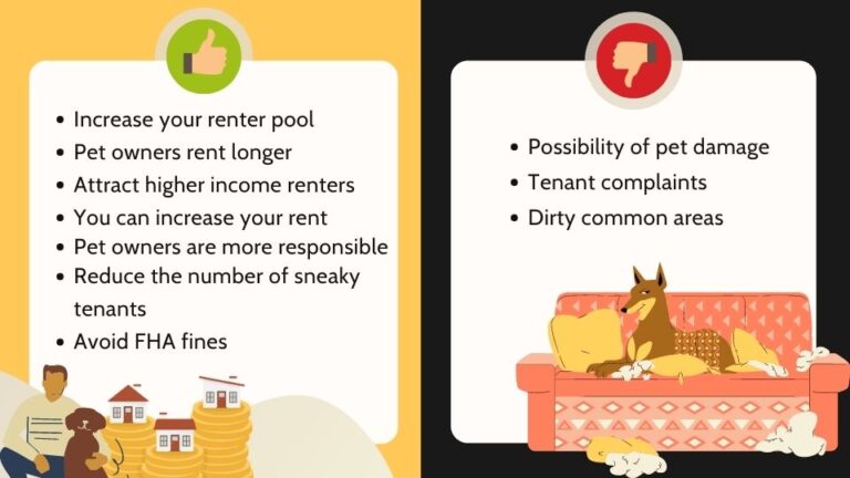 pros and cons of pet-friendly rental properties