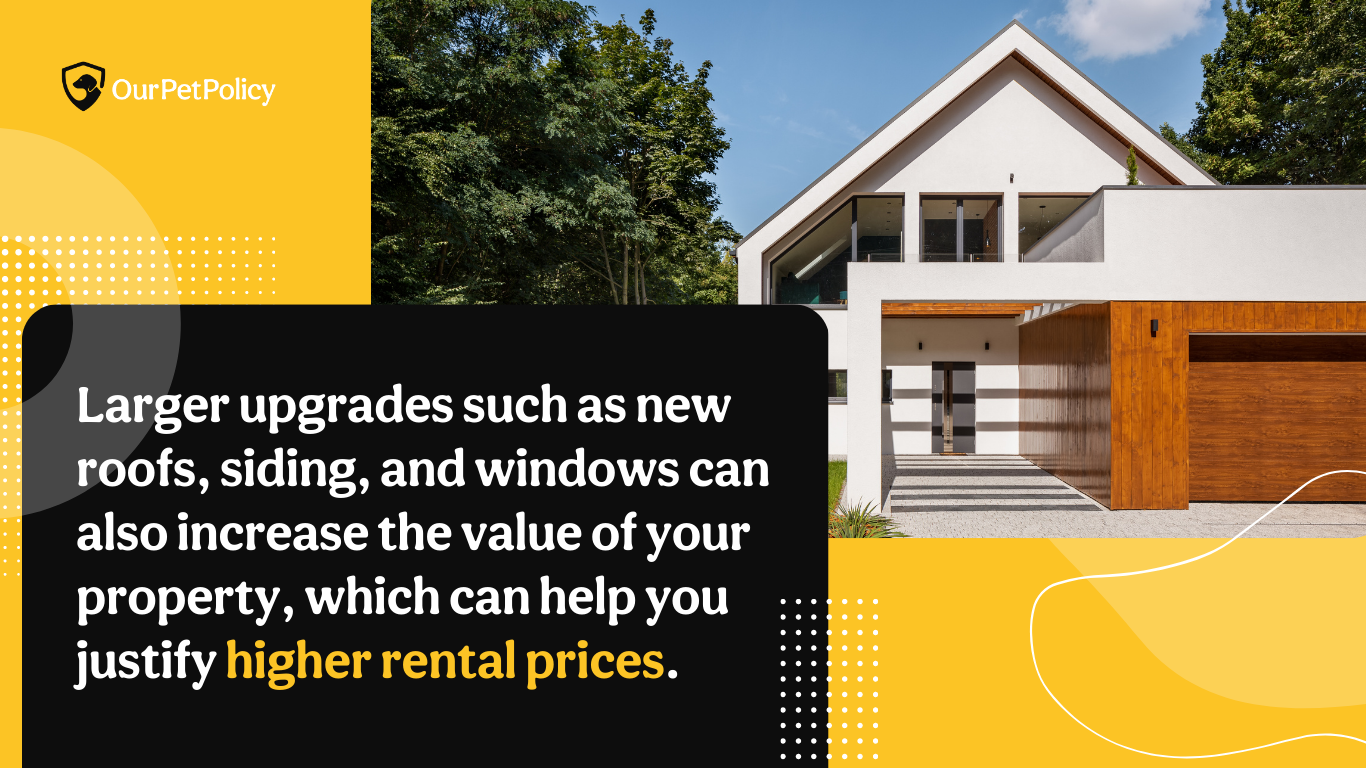Ways to increase rental property